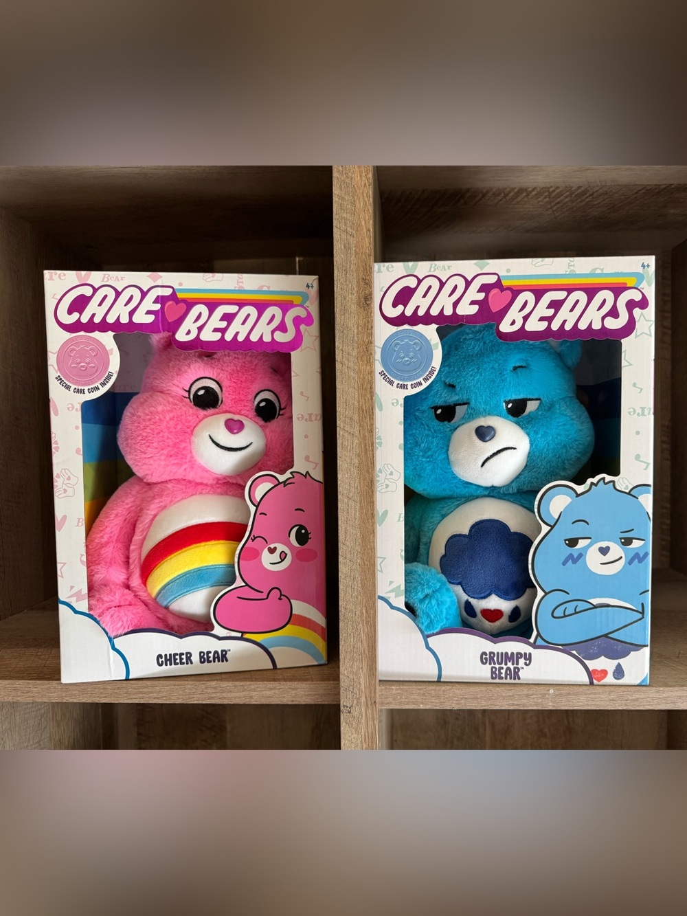 Care Bears Grumpy Bear and cheer bear Plush - Blue